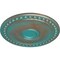 Ekena Millwork Foster Ceiling Medallion (Fits Canopies up to 5 5/8"), 19 1/8"OD x 1"P, Copper Green Patina CM19FOCGS - alternate 3